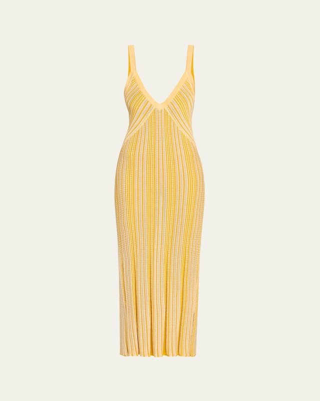 Paetyn Striped Midi Dress